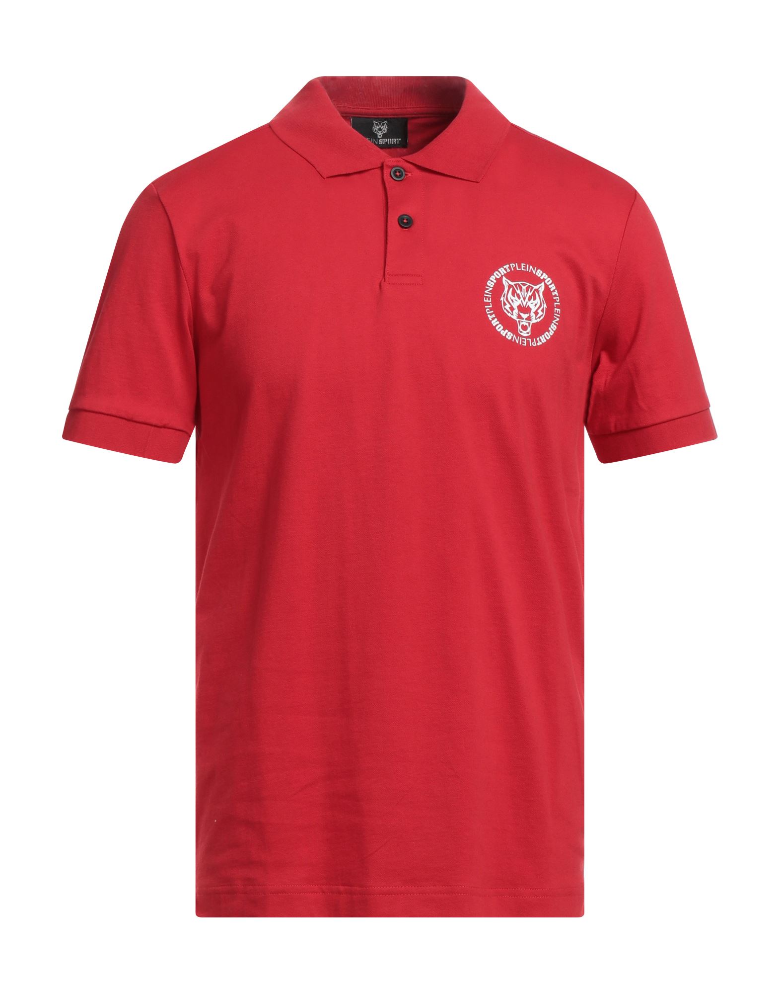 Plein Sport Polo Shirts In Red
