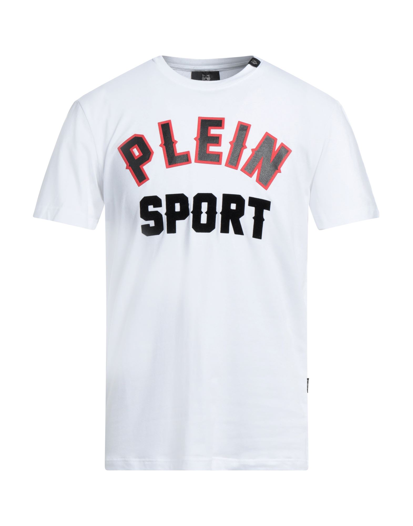 Plein Sport Man T-shirt White Size Xxl Cotton In White