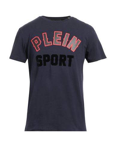 Plein Sport Man T-shirt Navy Blue Size Xxl Cotton