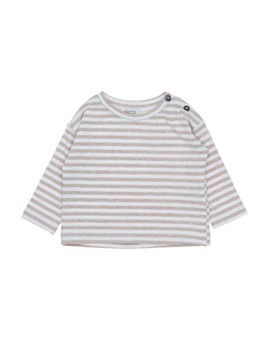 Aletta Babies'  Newborn Boy T-shirt Beige Size 1 Cotton, Elastane