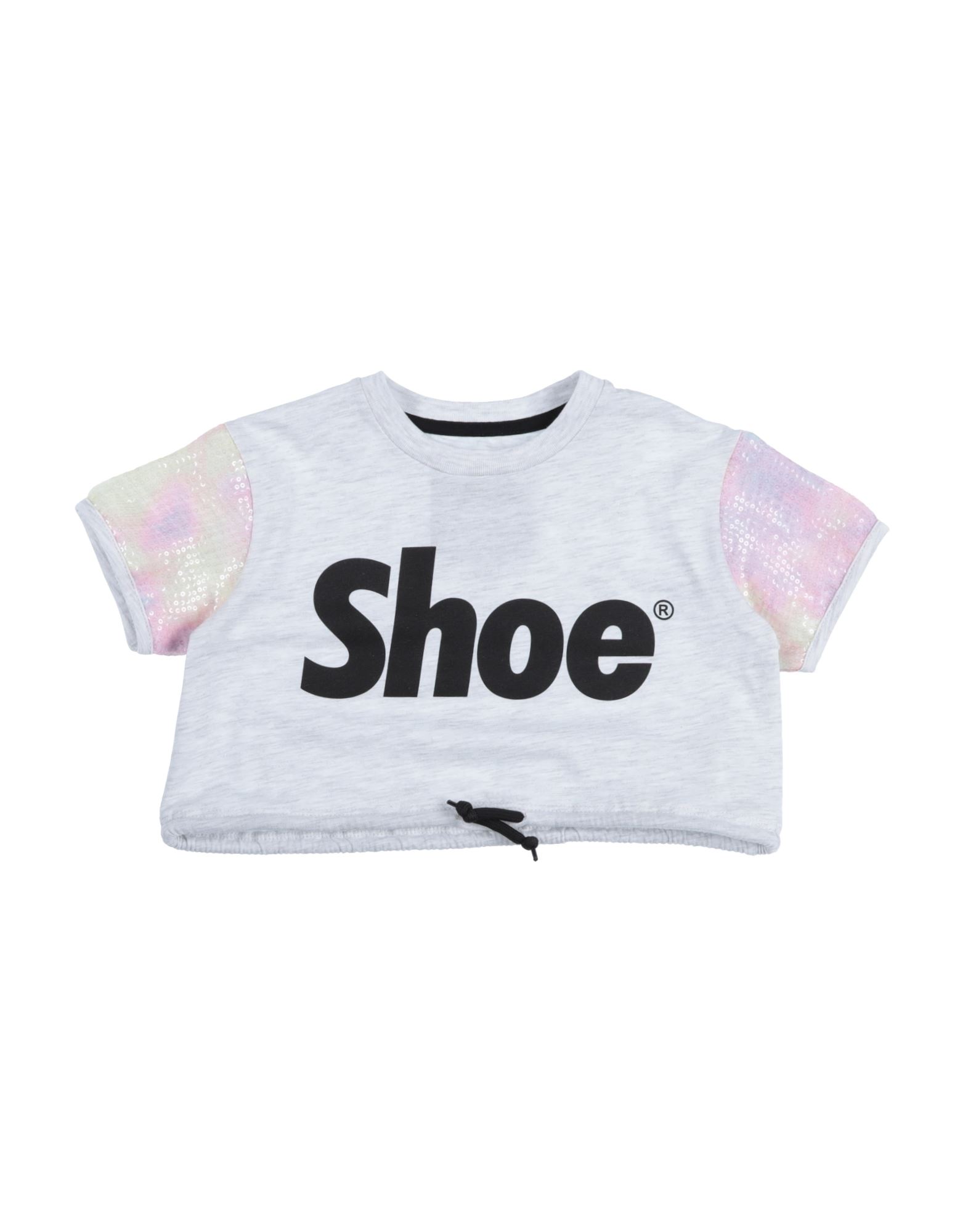 Shoe® Kids' Shoe Toddler Girl T-shirt Light Grey Size 4 Cotton