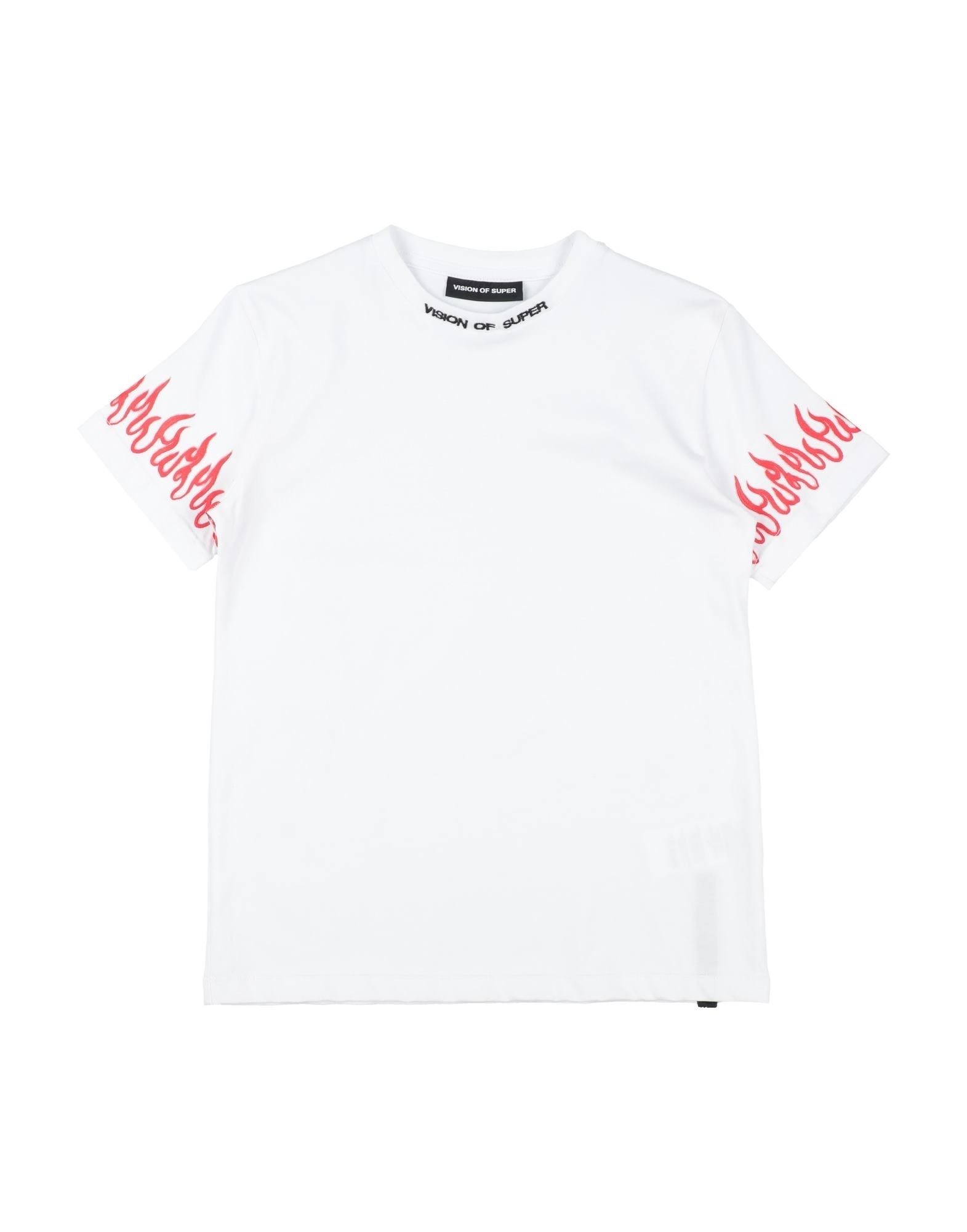 Shop Vision Of Super Toddler Boy T-shirt White Size 6 Cotton