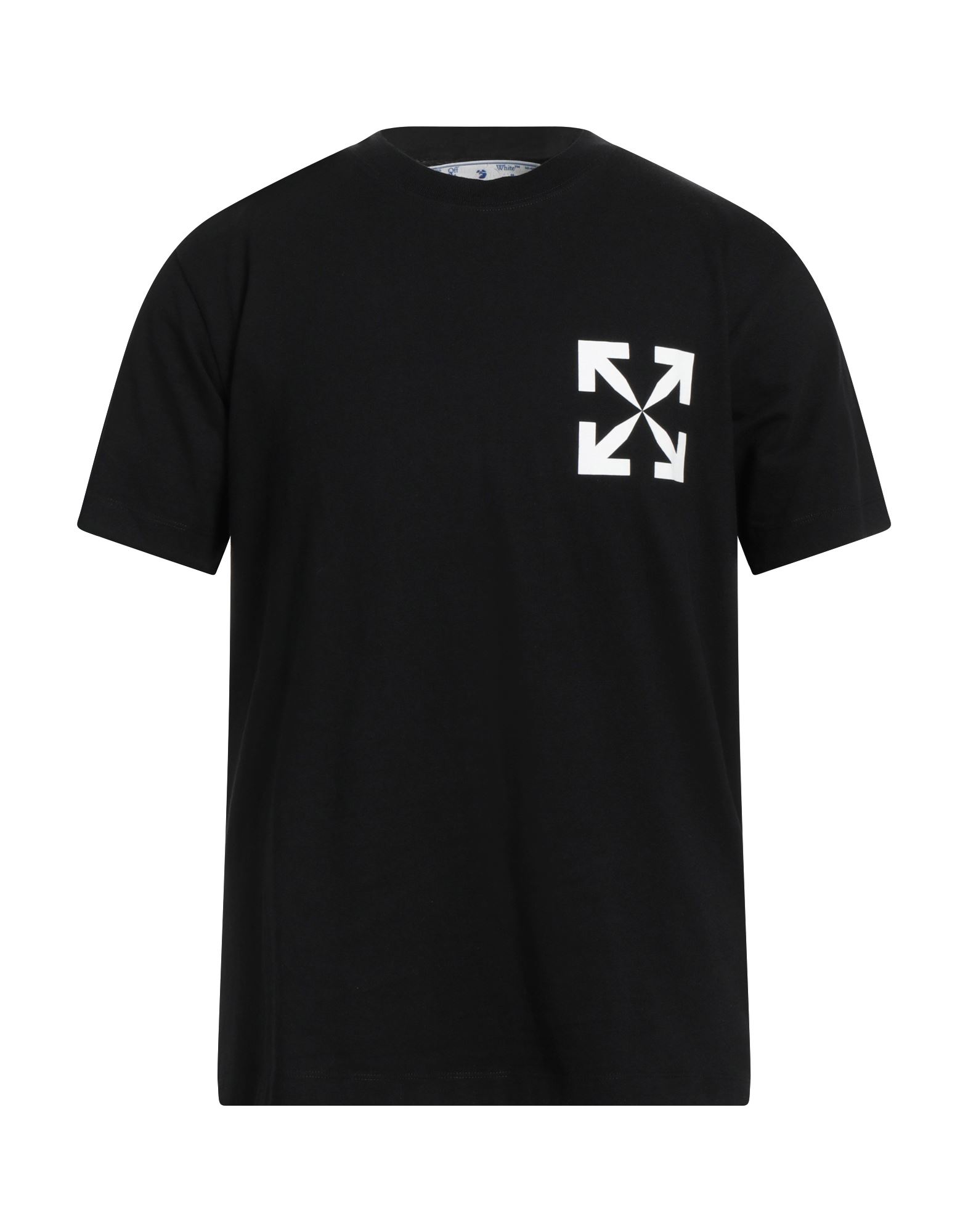 Off-white Man T-shirt Black Size M Cotton