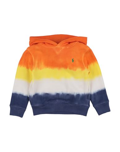 Polo Ralph Lauren Babies'  Toddler Boy Sweatshirt Orange Size 3 Cotton, Polyester