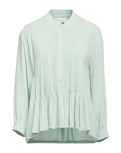 Shop Atos Lombardini Woman Shirt Light Green Size 12 Viscose