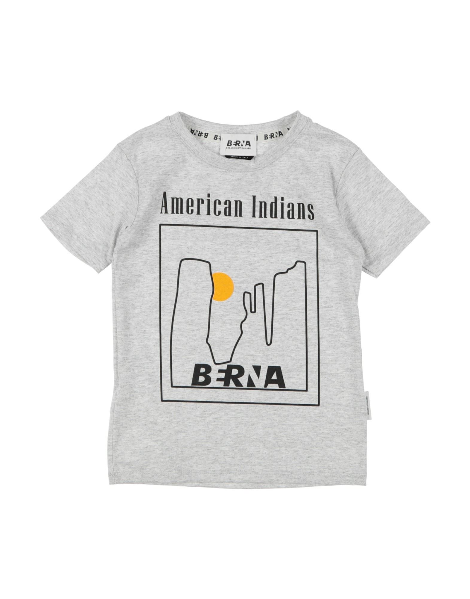 Shop Berna Toddler Boy T-shirt Light Grey Size 6 Cotton