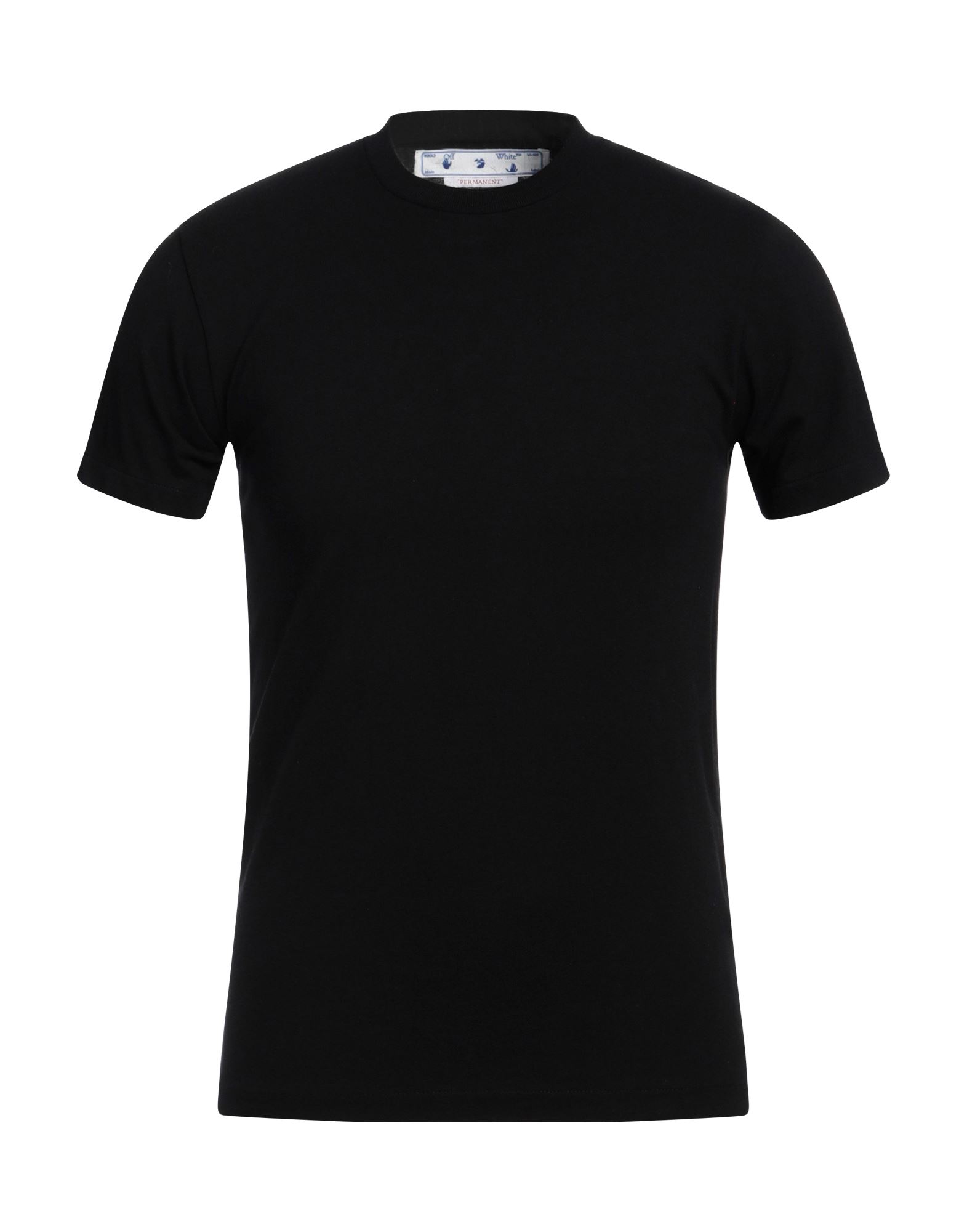 Off-white Man T-shirt Black Size Xs Cotton