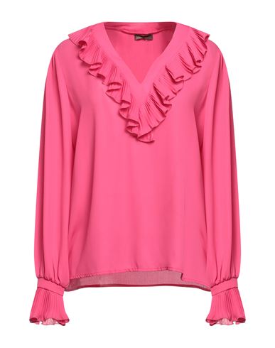 Olla Parèg Olla Parég Woman Top Fuchsia Size 2 Polyester, Elastane In Pink