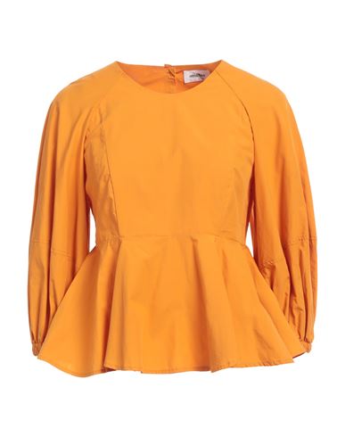 Ottod'ame Woman Top Orange Size 2 Cotton