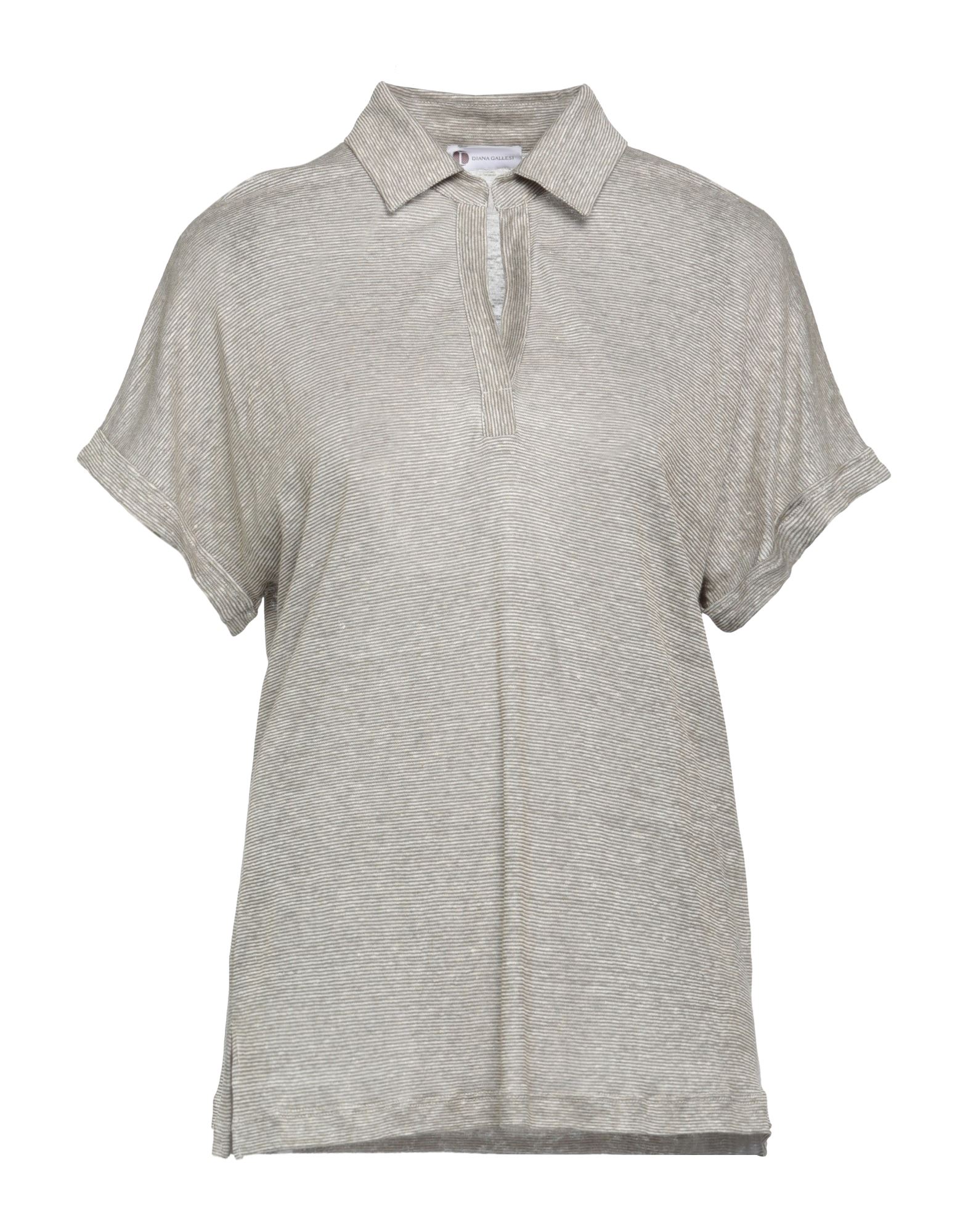 Diana Gallesi Polo Shirts In Grey
