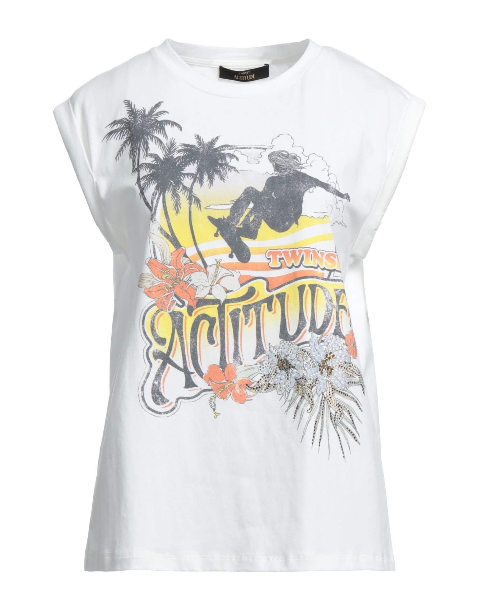 Actitude By Twinset T-shirts In White