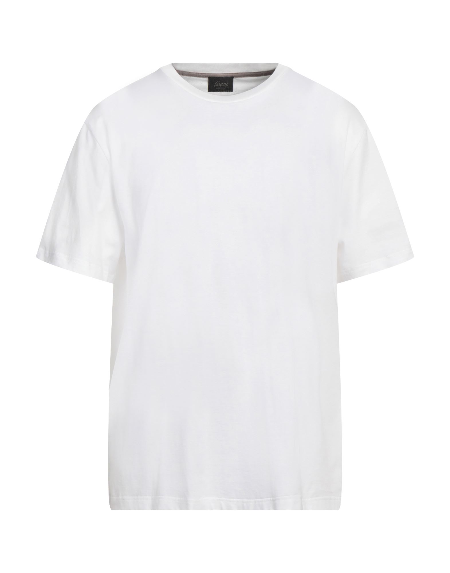 Brioni Classic Short-sleeve T-shirt With Logo Detail In White