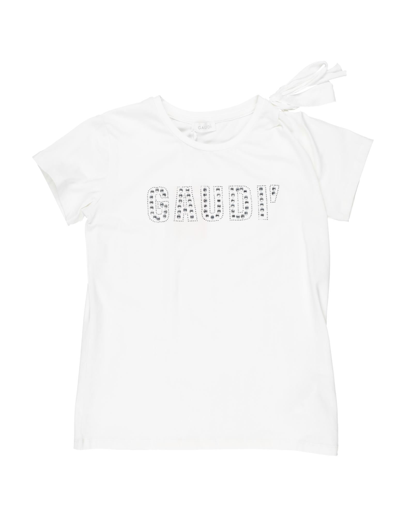 Gaudì Kids'  T-shirts In White