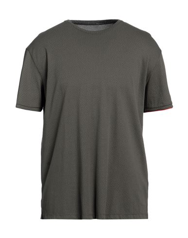 Rrd Man T-shirt Military Green Size 48 Cotton, Polyamide, Elastane