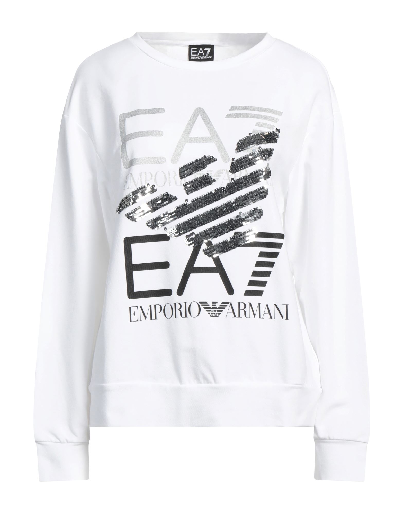 Ea7 Sweatshirts In White
