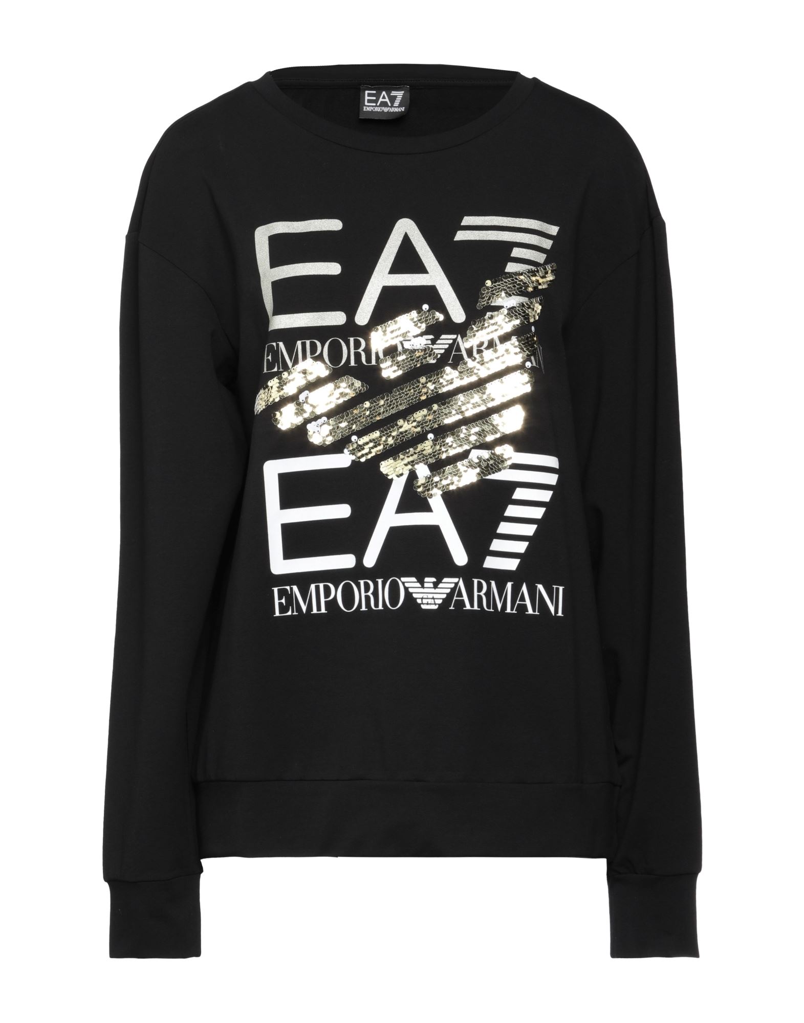 Ea7 Sweatshirts In Black
