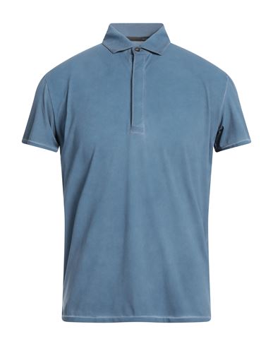 Rrd Man Polo Shirt Slate Blue Size 36 Polyamide, Elastane