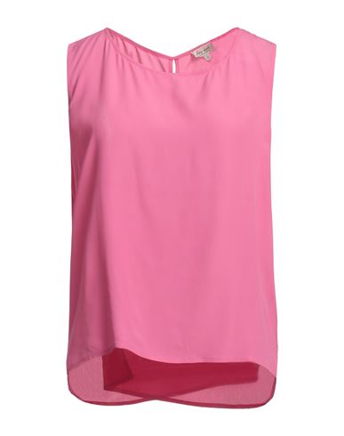 Her Shirt Her Dress Woman Top Pink Size S Viscose, Silk
