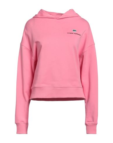 Chiara Ferragni Woman Sweatshirt Pink Size Xs Cotton