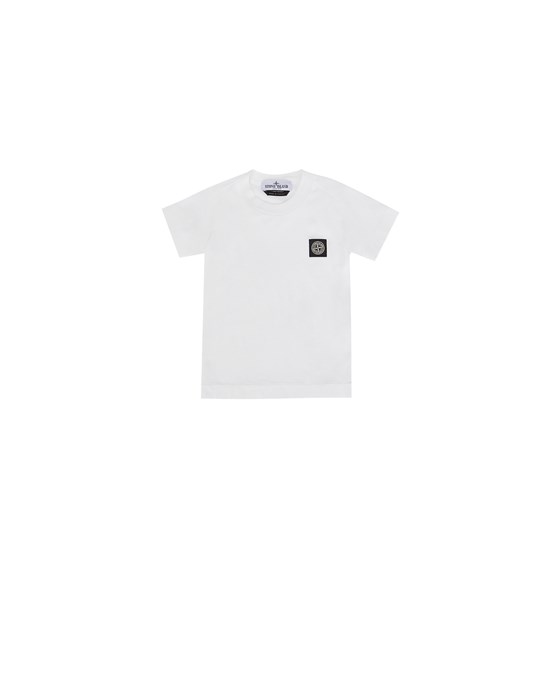 STONE ISLAND JUNIOR 20147 Short sleeve t-shirt Man White
