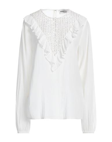 Shop Essentiel Antwerp Woman Top White Size 10 Viscose, Cotton