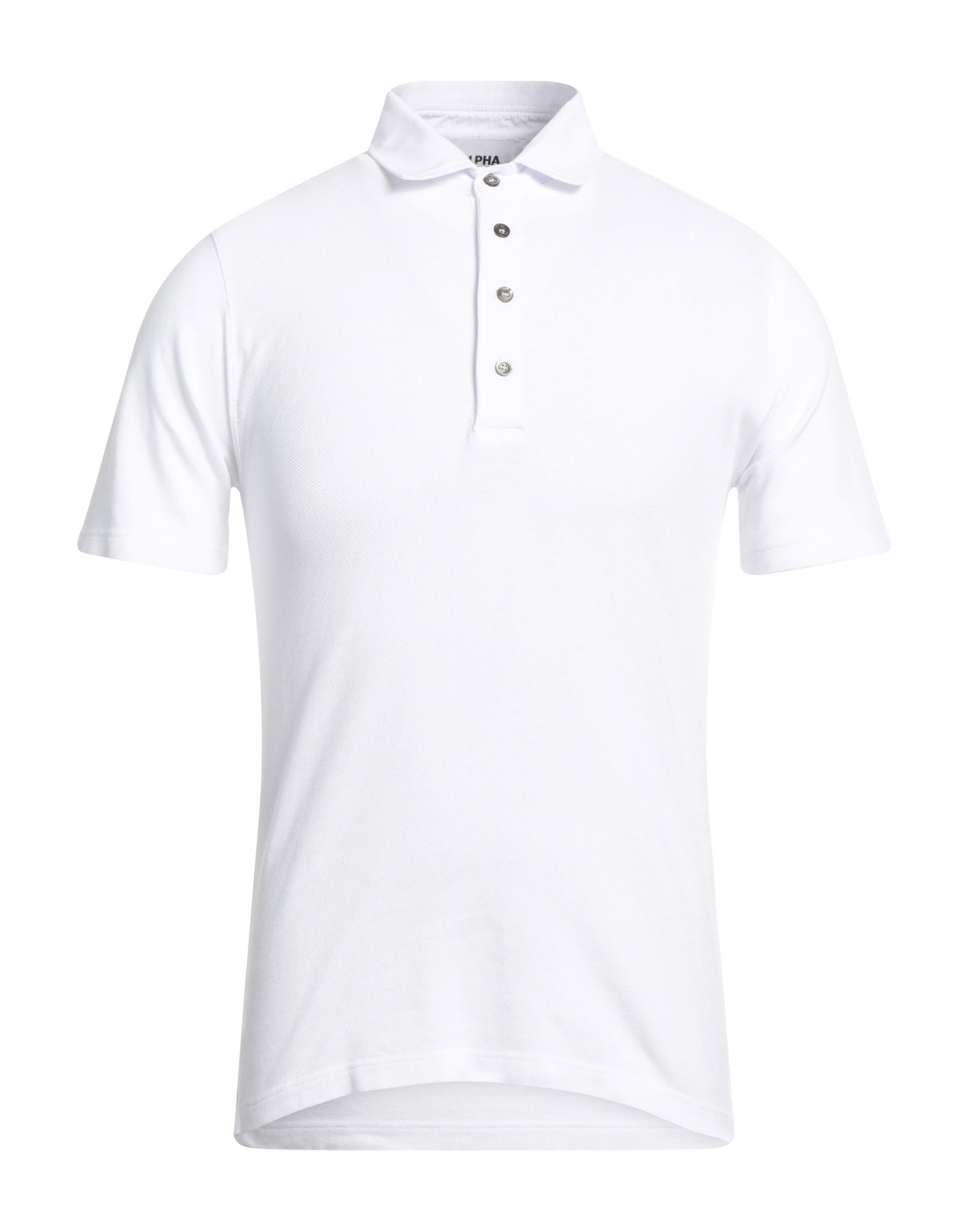 Alpha Studio Polo Shirts In White