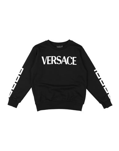 Versace Young Babies'  Toddler Boy Sweatshirt Black Size 5 Cotton, Elastane