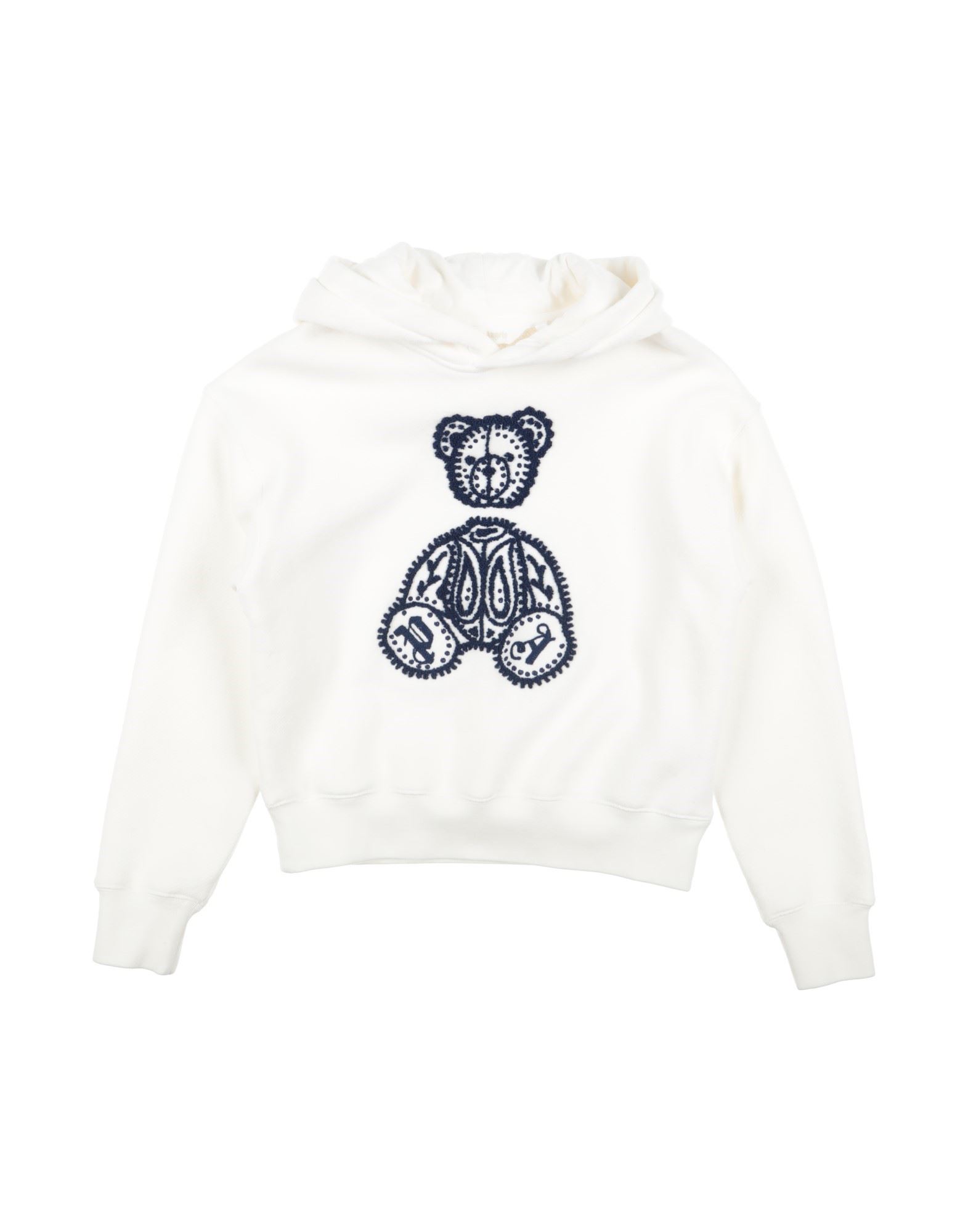 Shop Palm Angels Toddler Girl Sweatshirt White Size 6 Cotton, Elastane, Acrylic, Wool, Polyester