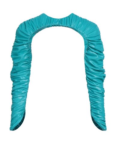 AGUA PROJECT AGUA PROJECT WOMAN TOP TURQUOISE SIZE 10 POLYESTER, ELASTANE 