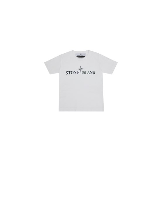 Short sleeve t-shirt Man 21073 ’CAMO TWO’ PRINT Front STONE ISLAND BABY