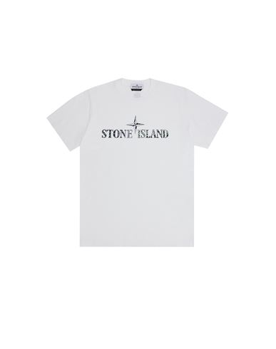 STONE ISLAND JUNIOR Short sleeve t-shirt Man 21073 ’CAMO TWO’ PRINT f