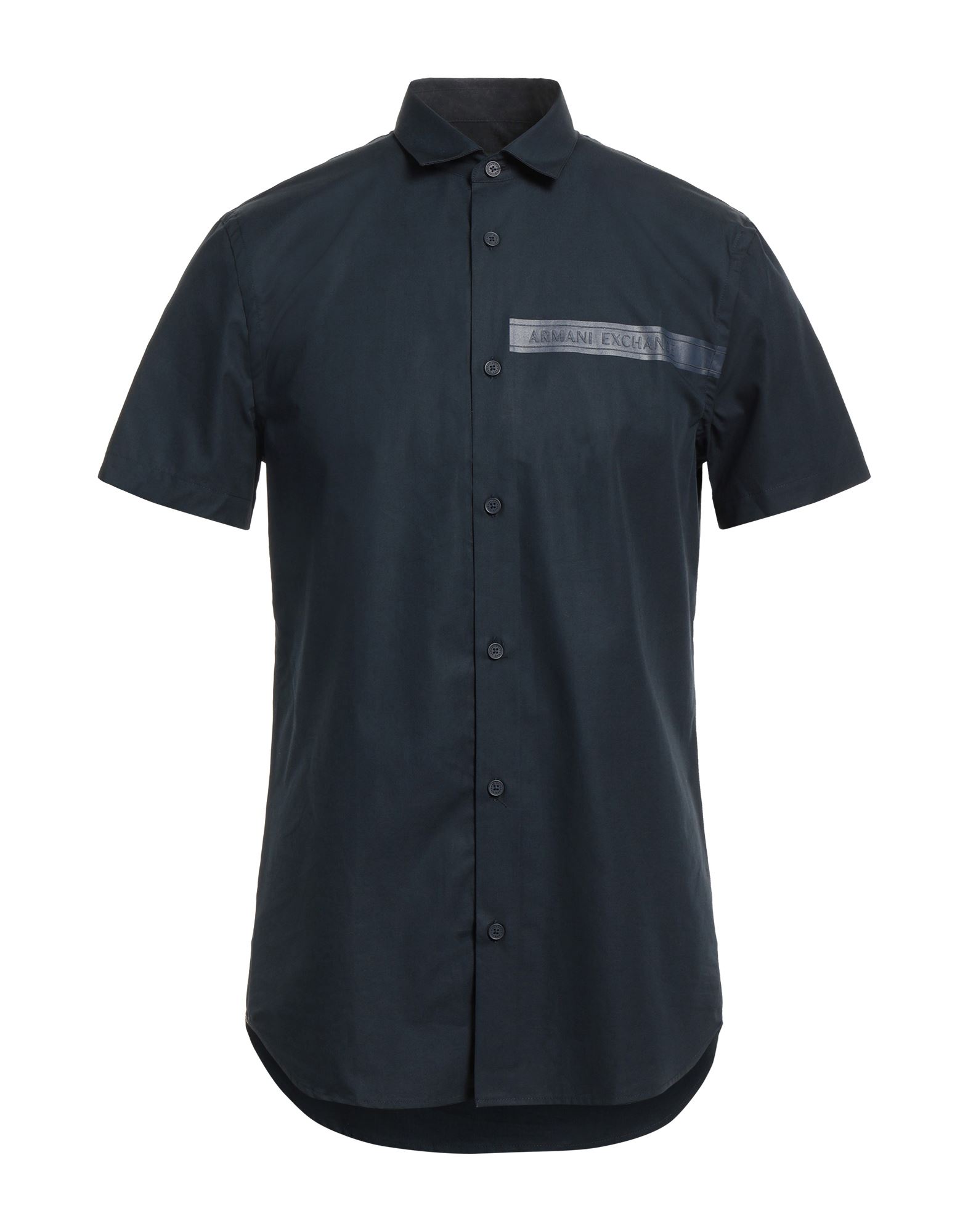 Armani Exchange Shirts In Navy Blue