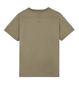 Khaki stone island hot sale t shirt