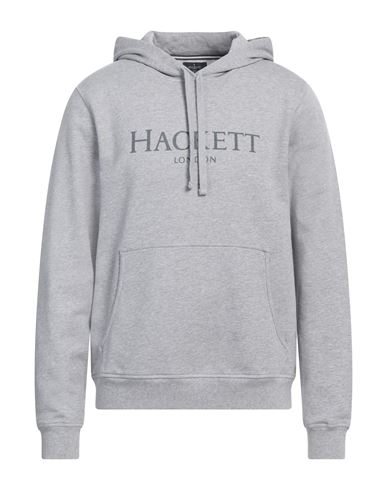 Hackett Man Sweatshirt Grey Size L Cotton In Grey
