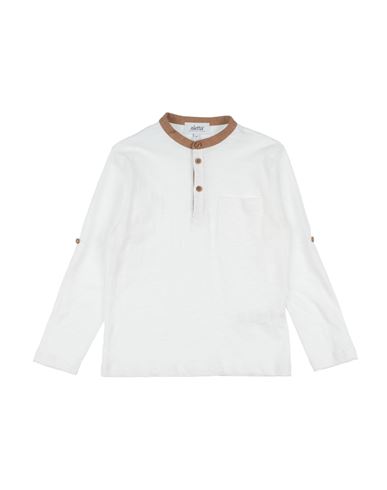 Aletta Babies'  Toddler Girl T-shirt Ivory Size 6 Cotton, Elastane In White
