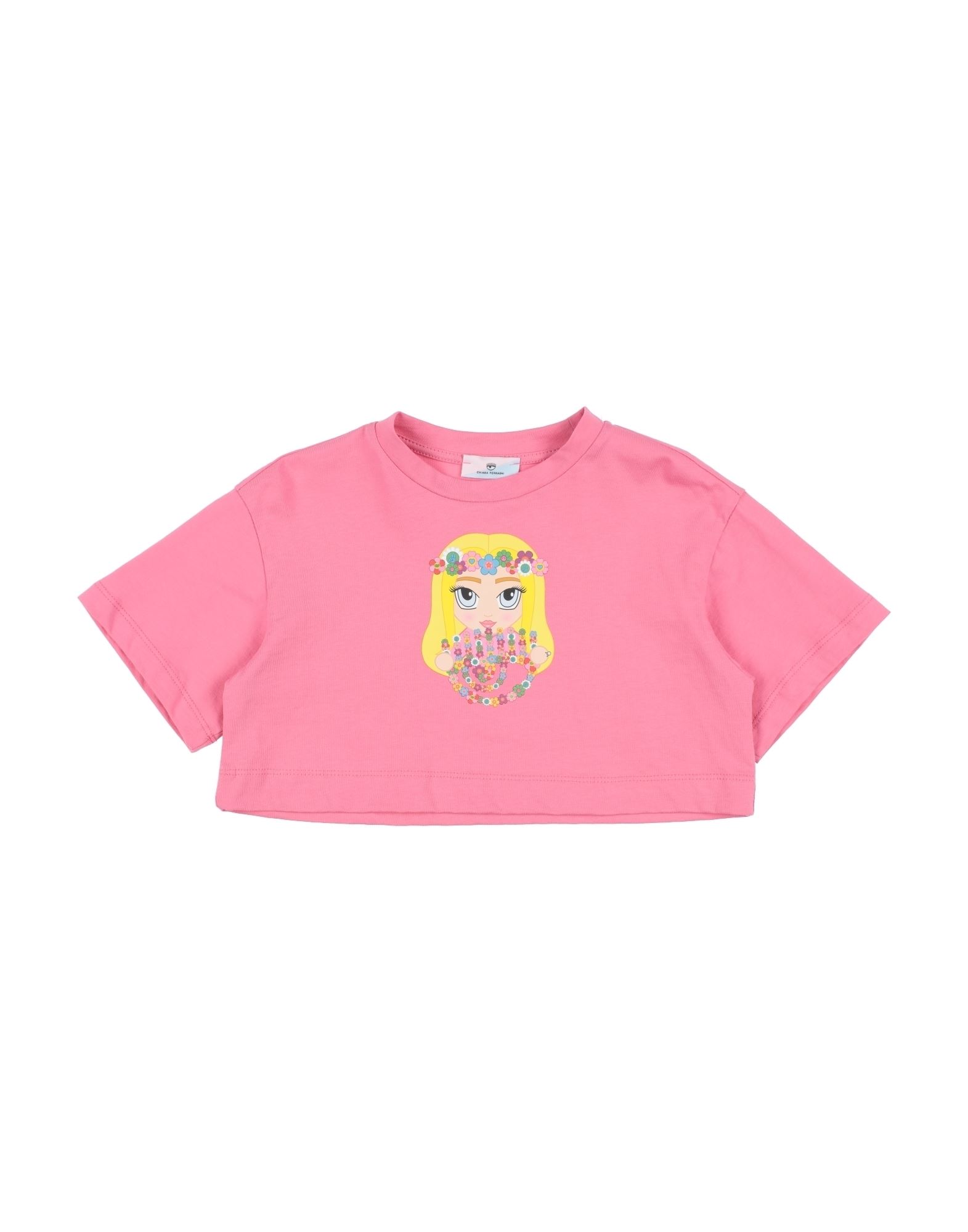 Chiara Ferragni Kids'  T-shirts In Pink