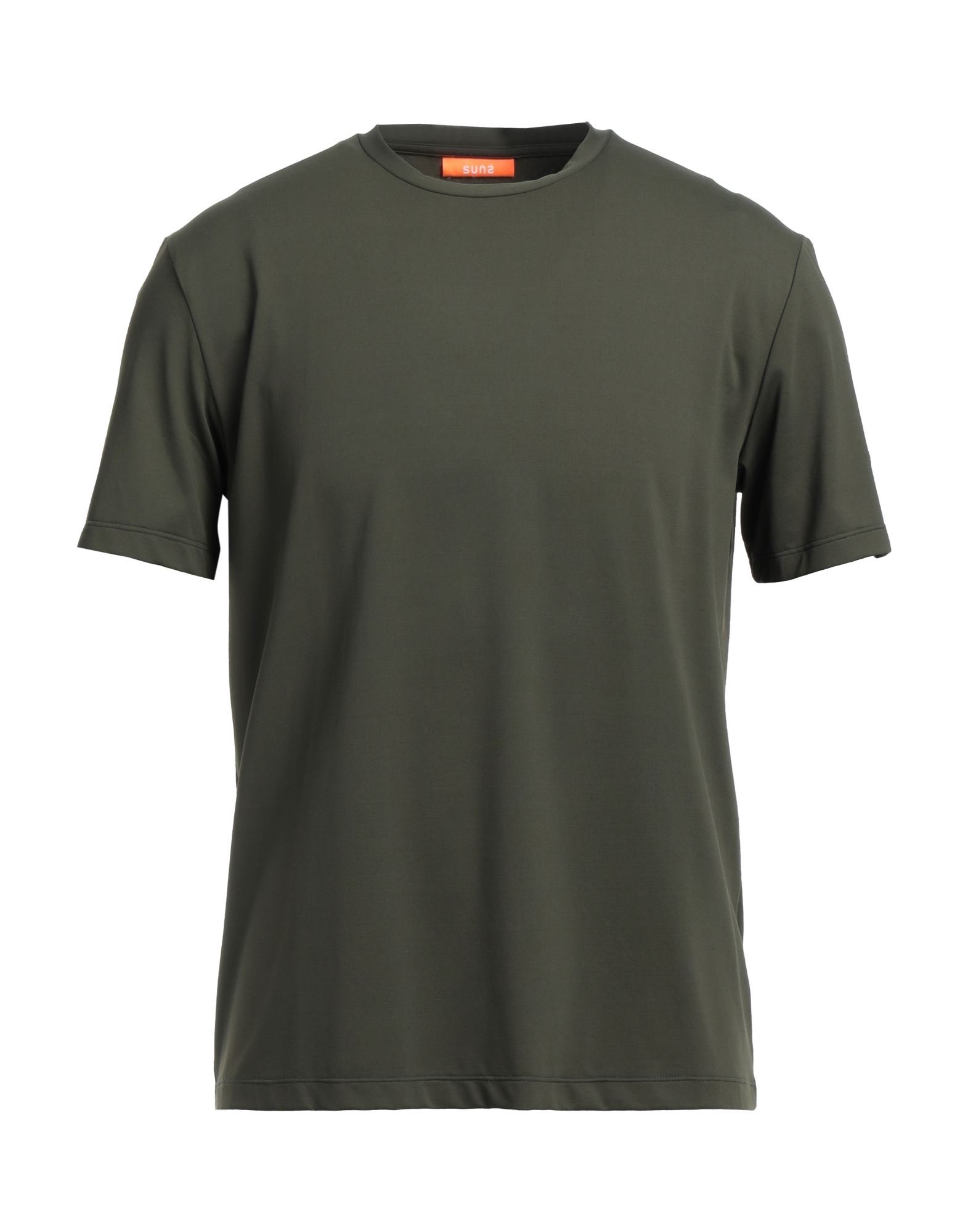 Shop Suns Man T-shirt Military Green Size M Polyamide, Elastane
