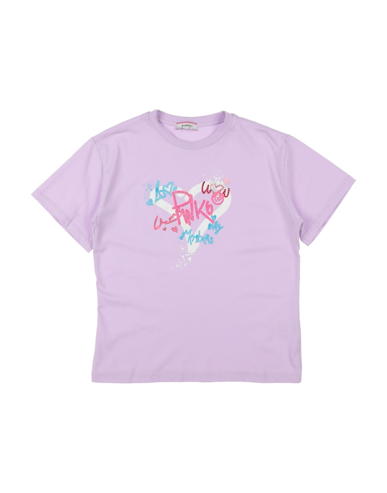 Pinko Up Kids'  T-shirts In Purple