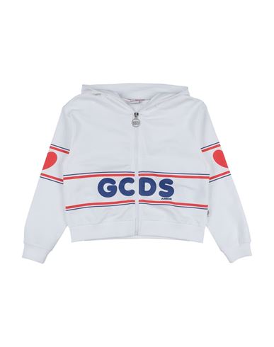 Gcds Mini Babies'  Toddler Girl Sweatshirt White Size 6 Cotton, Elastane