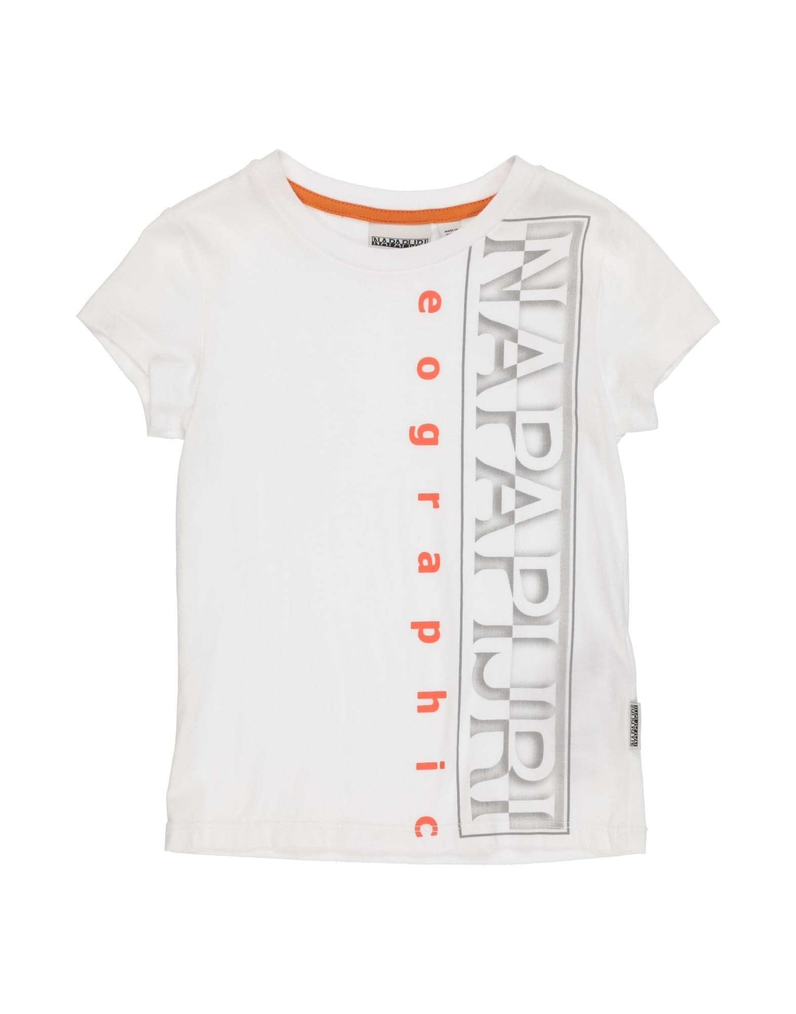Napapijri Kids'  T-shirts In White
