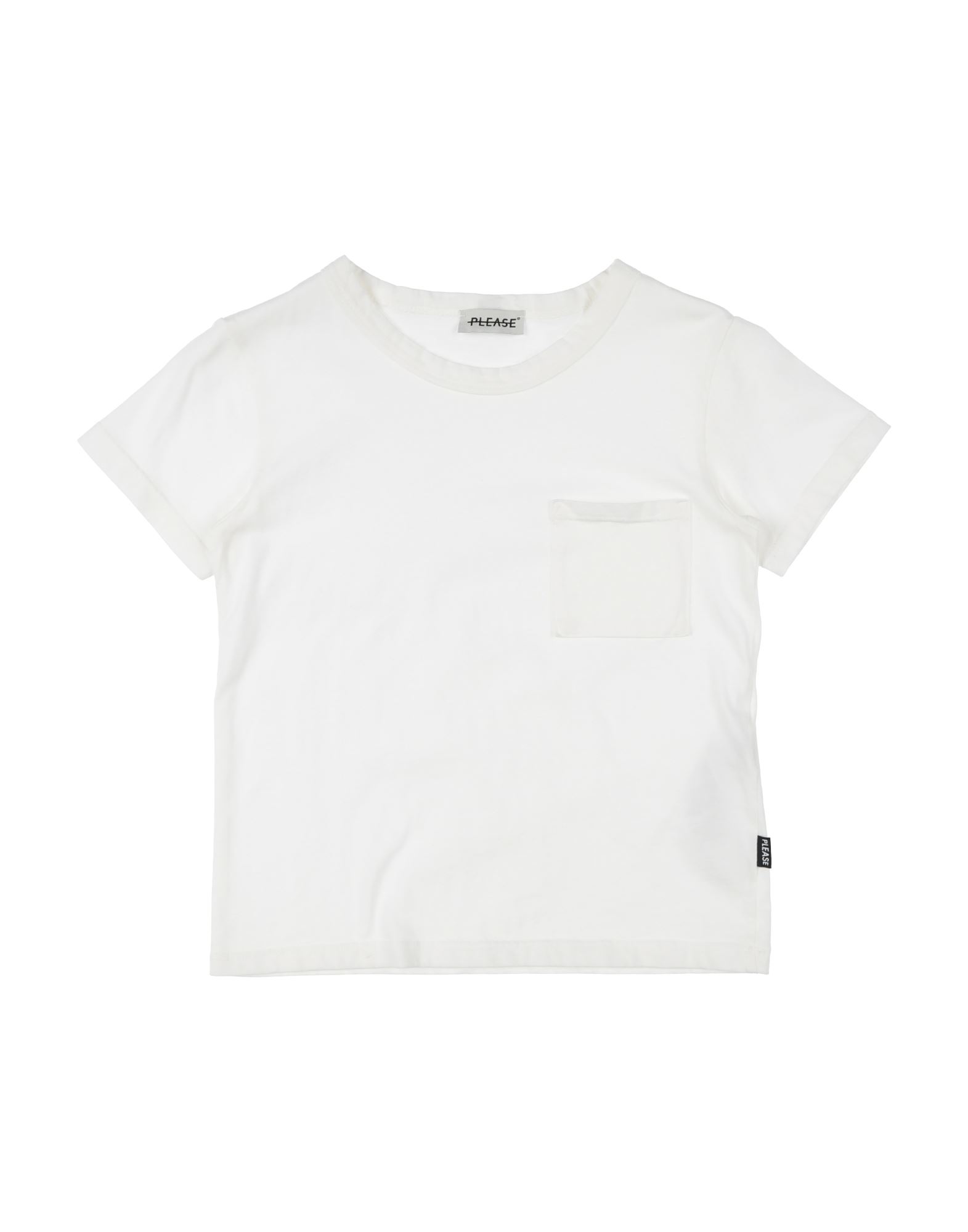 Shop Please Toddler Boy T-shirt White Size 6 Cotton