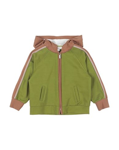 Aletta Babies'  Toddler Girl Sweatshirt Dark Green Size 3 Cotton, Elastane