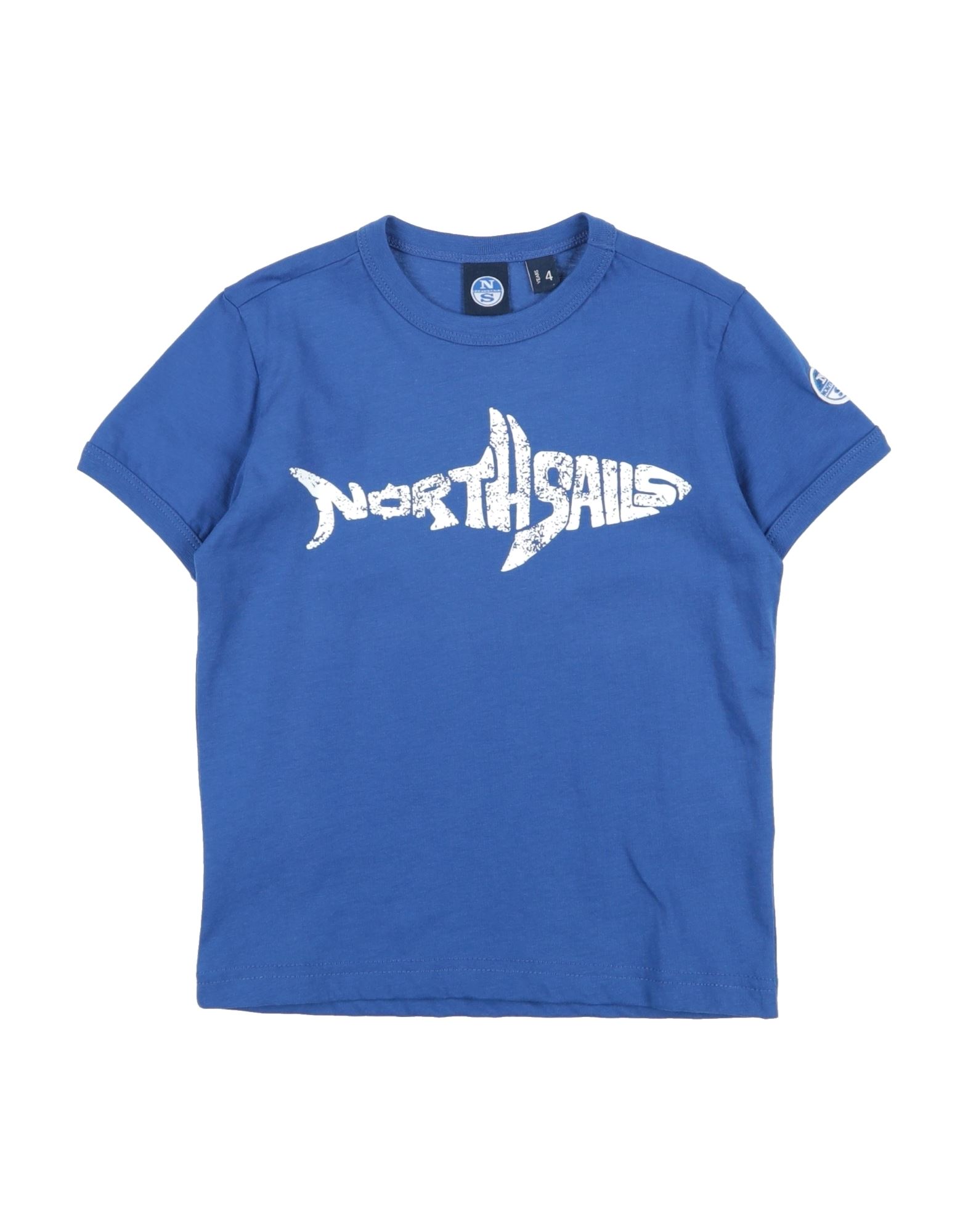 North Sails Kids'  T-shirts In Blue