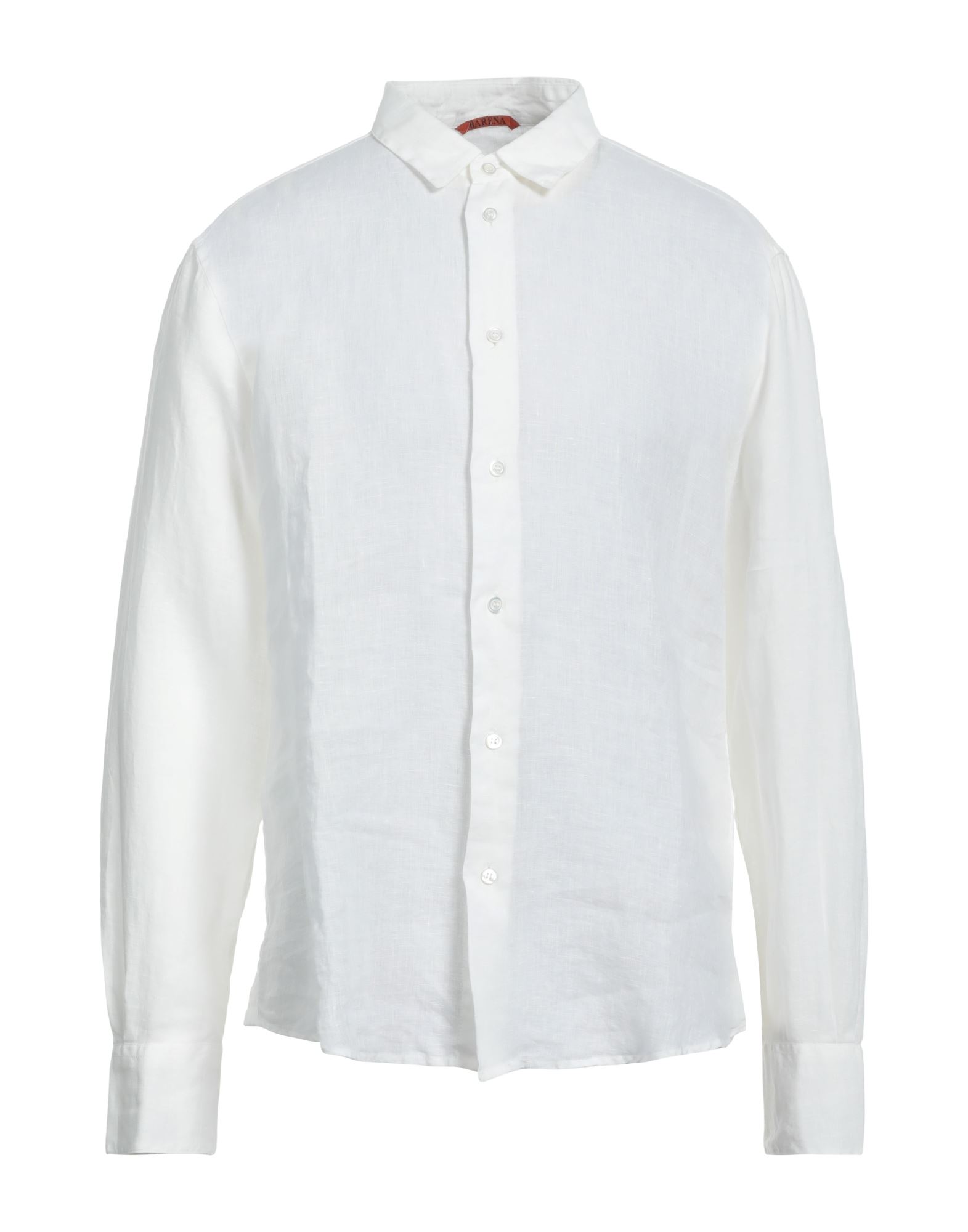 Barena Venezia Barena Man Shirt Ivory Size 42 Linen In White