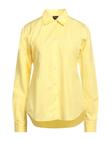 Aspesi Woman Shirt Yellow Size 6 Cotton