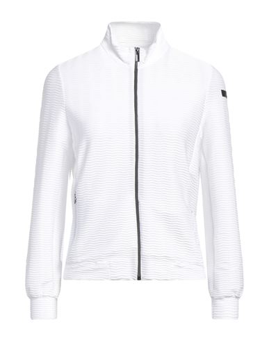 Rrd Woman Sweatshirt White Size 10 Polyamide, Elastane