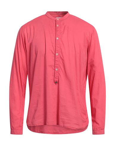 Officina 36 Man Shirt Fuchsia Size Xl Cotton In Pink