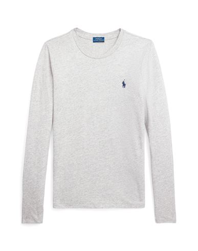 Polo Ralph Lauren Woman T-shirt Grey Size Xs Cotton