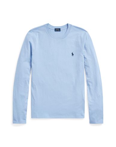 Polo Ralph Lauren Woman T-shirt Light Blue Size Xl Cotton
