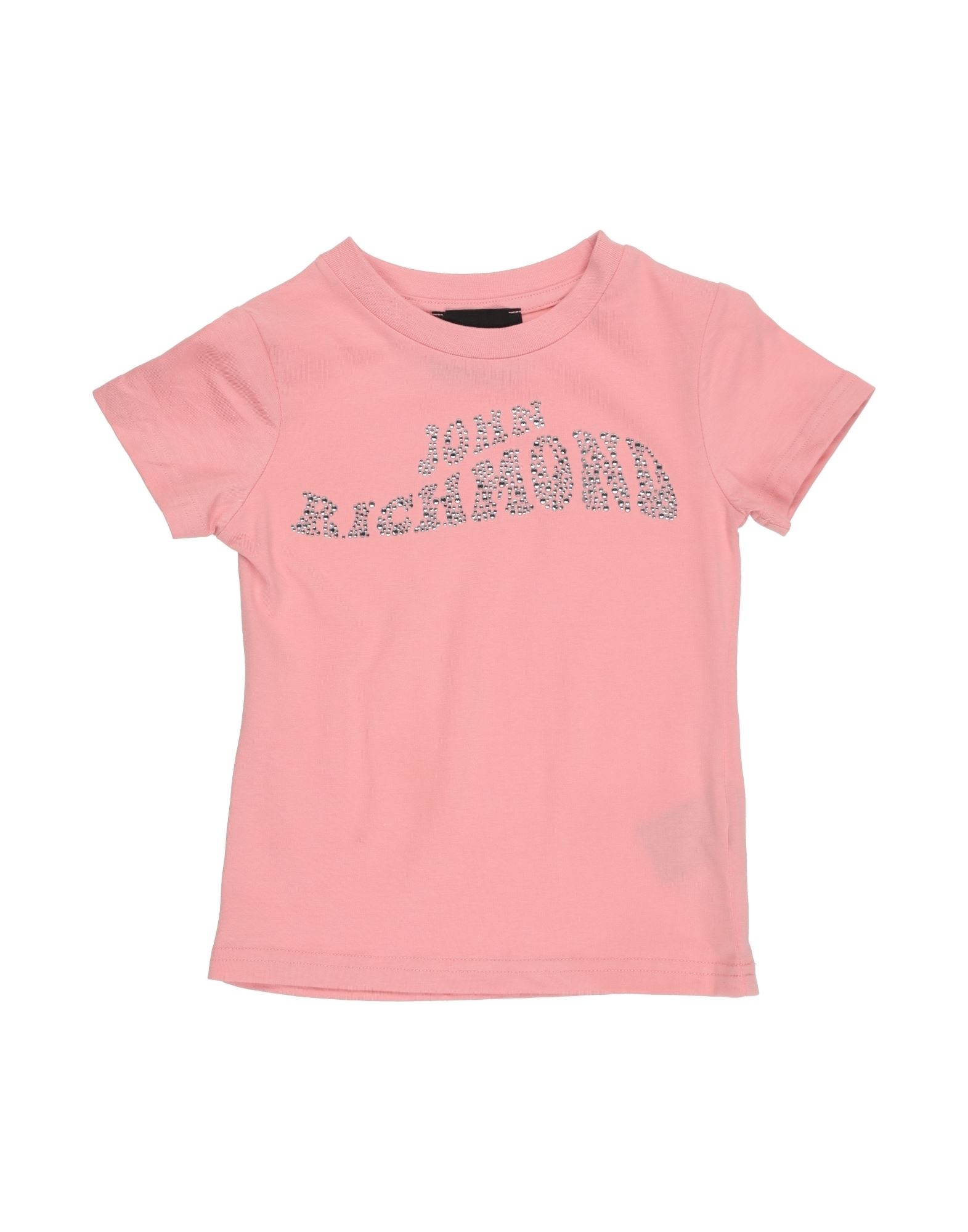 John Richmond Kids'  T-shirts In Pink